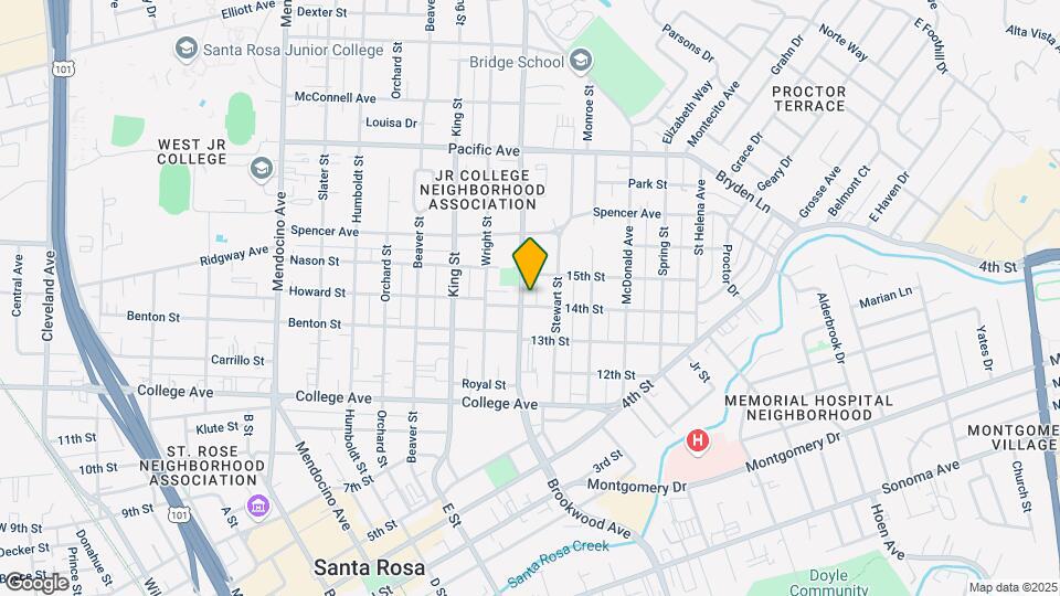 1109 14th St Map and Location Details