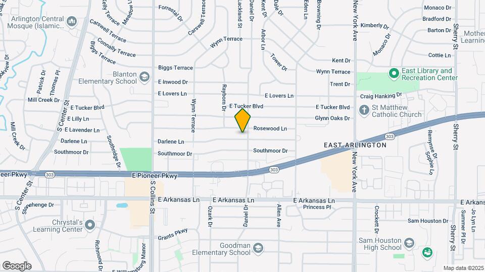 1313 Darlene Ln Map and Location Details