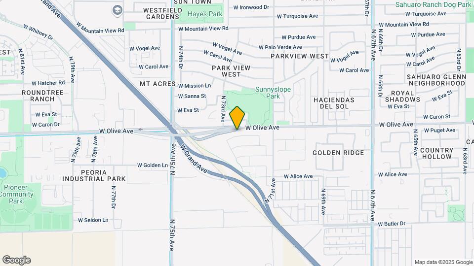 7224 W Puget Ave Map and Location Details