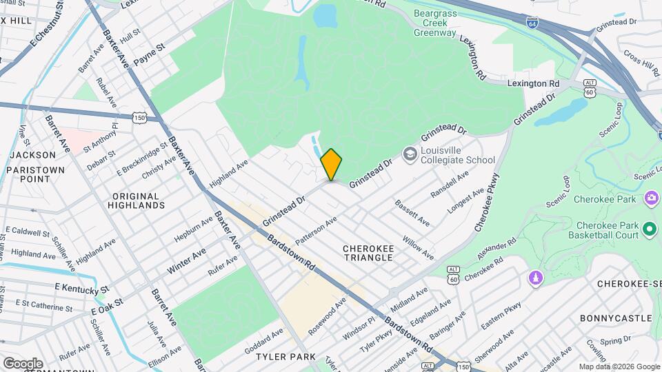 2232 Grinstead Dr Map and Location Details