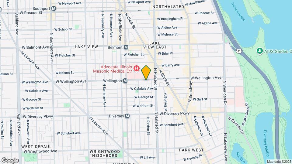 833 W Wellington Ave-Unit -3W Map and Location Details