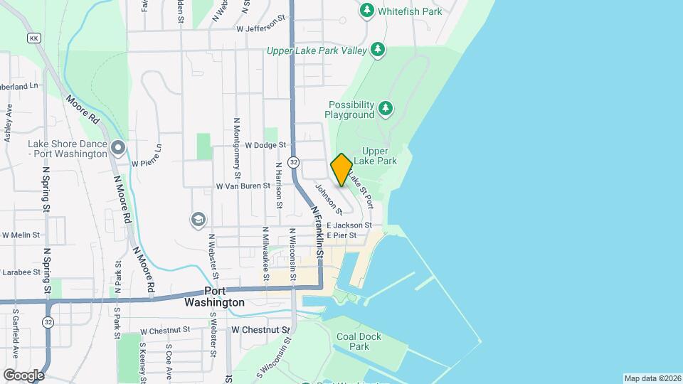 446 N Powers St Map and Location Details