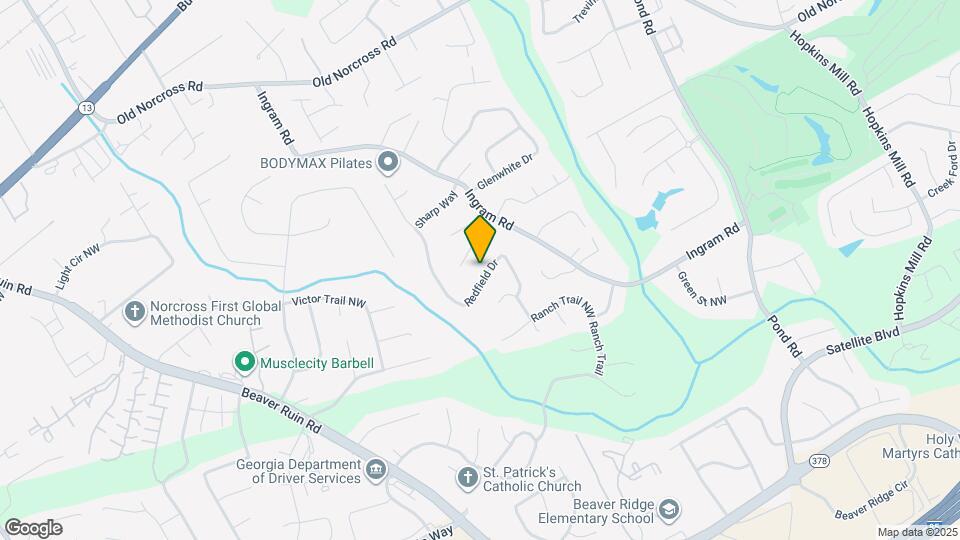 2407 Redfield Dr Map and Location Details