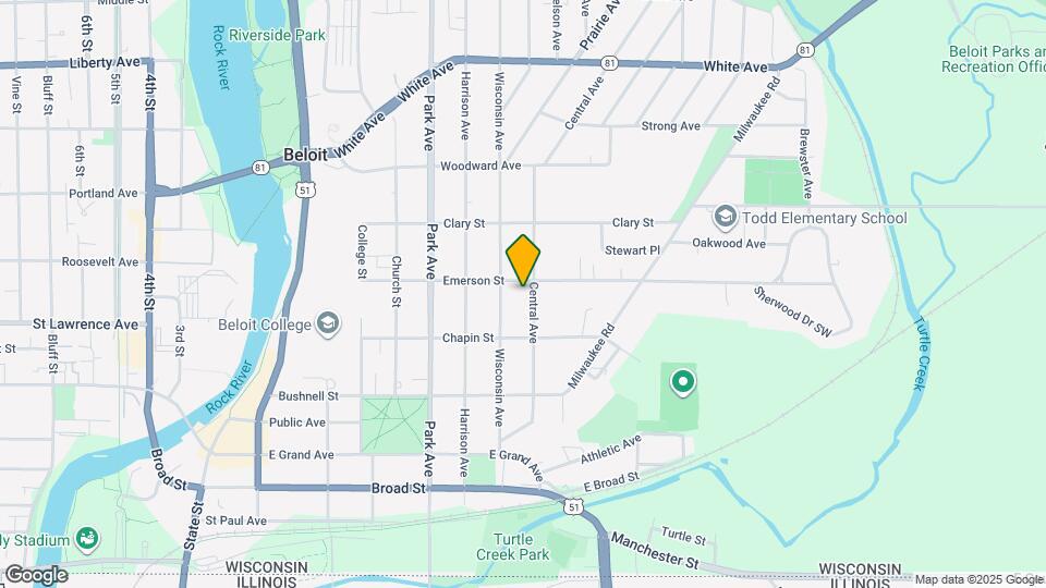 744 Central Ave, Unit 744.5 Mapa y Detalles de la Ubicación