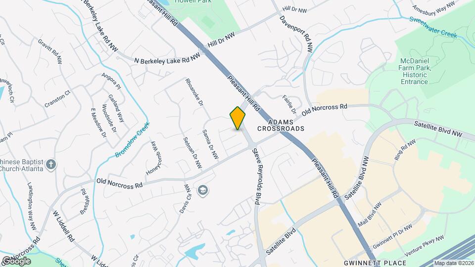 3593 Gainesway Ct NW Map and Location Details