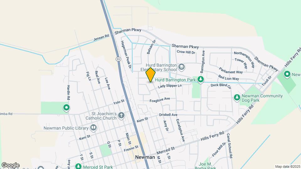 921 Balsam Dr Map and Location Details