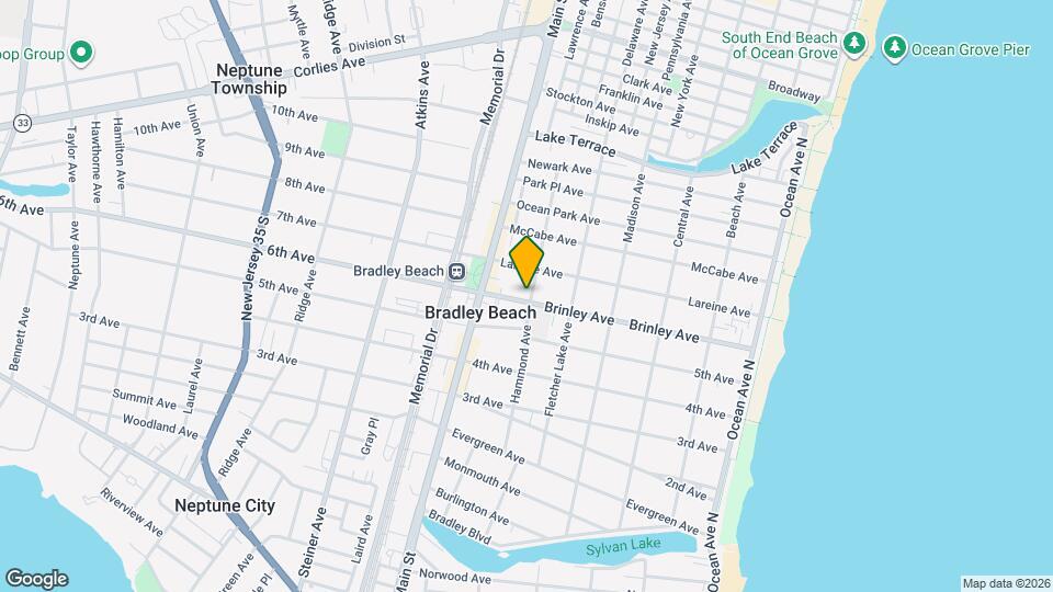 600 Brinley Ave, Unit 1W Map and Location Details