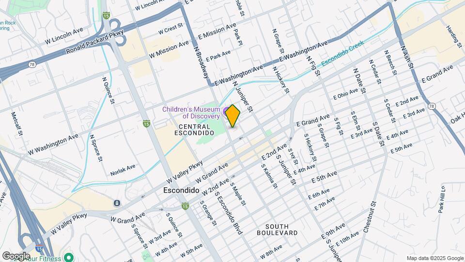 111 E Pennsylvania Ave Map and Location Details