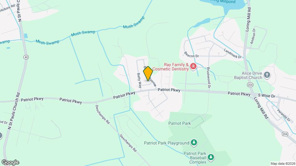 3625 Galloway Ln Map and Location Details