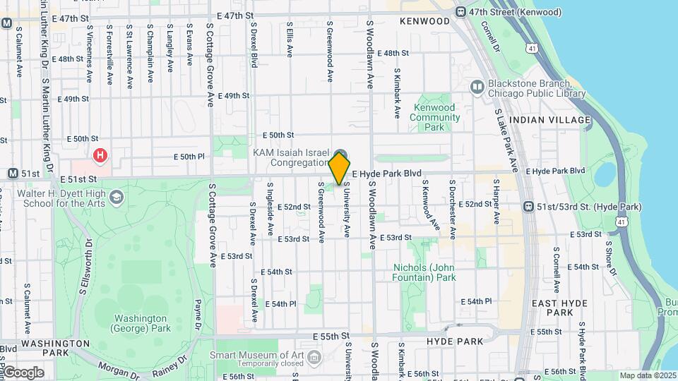 5124-5126 S University Ave Map and Location Details