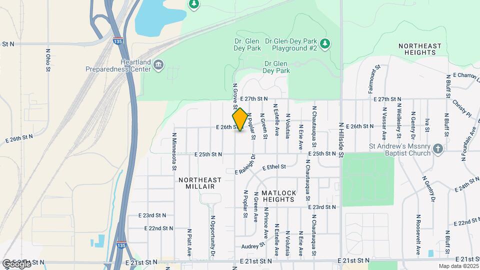 2642 N Grove St Map and Location Details