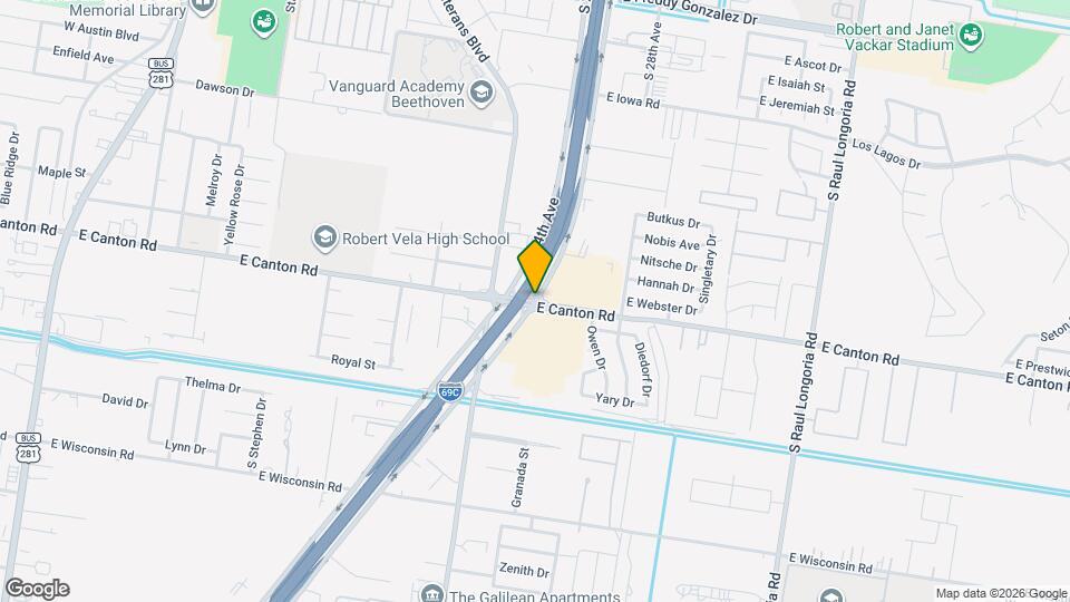 7 South Expressway 281 Map and Location Details