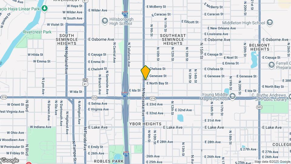 4201 N Nebraska Ave Map and Location Details