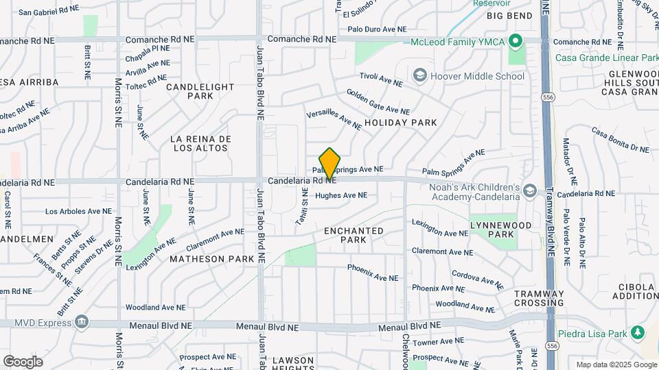 11600 Candelaria Rd NE Mapa y Detalles de la Ubicación