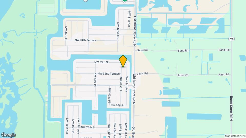 3241 NW 41st Pl Map and Location Details