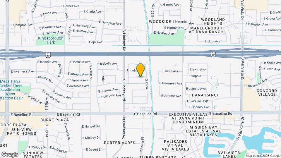 2913 E Impala Ave Map and Location Details