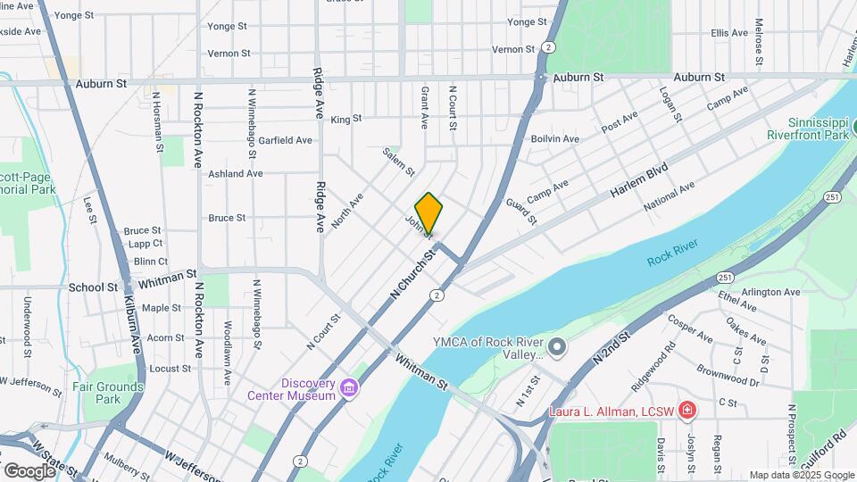 1030 N Church St Map and Location Details