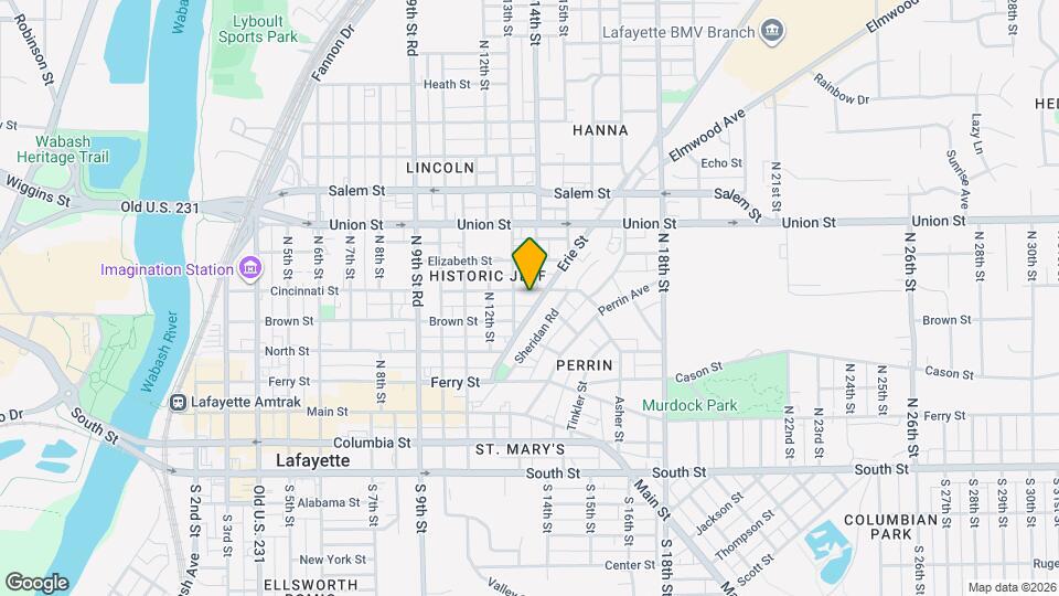 1319 Cincinnati St Map and Location Details