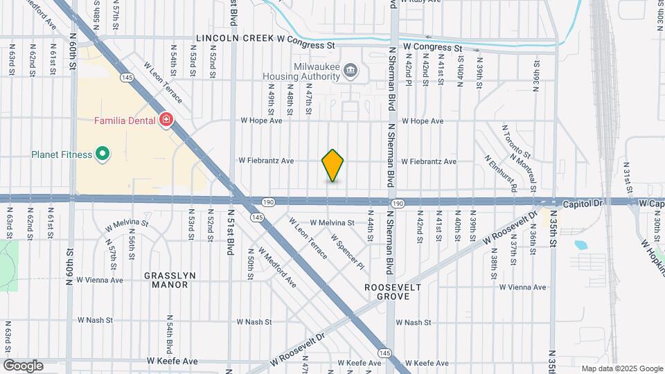 4028 N 46th St Map and Location Details