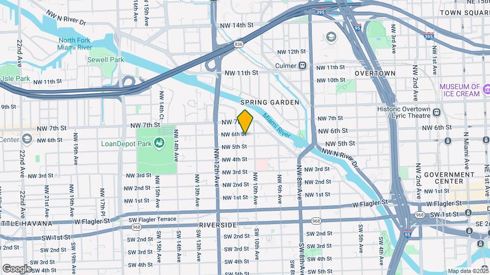 1036 NW 6th St Map and Location Details