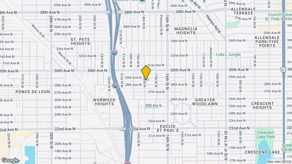 2801 18th St N Mapa y Detalles de la Ubicación