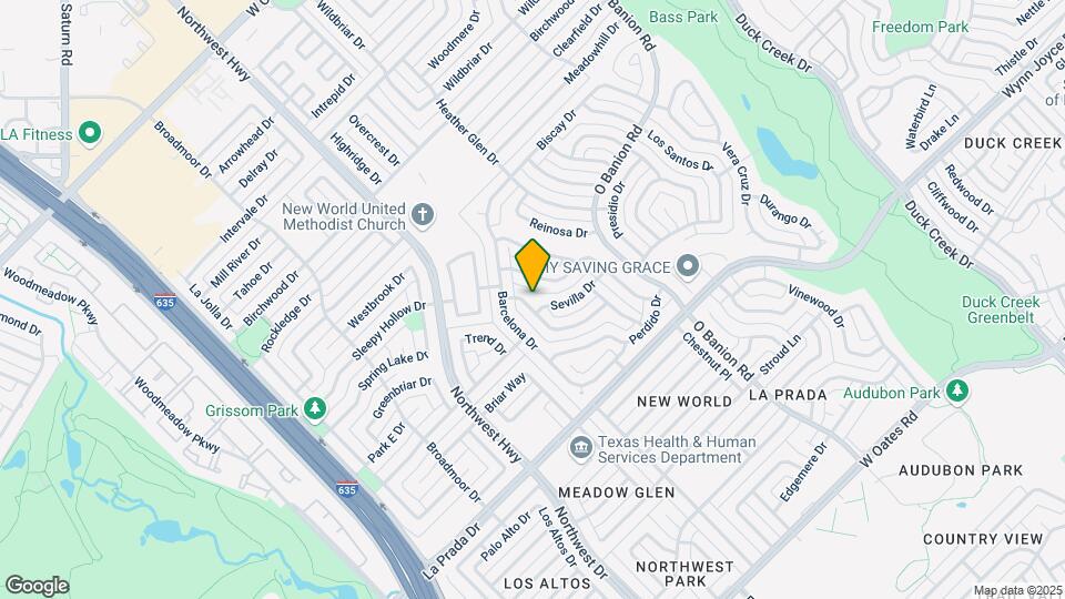 621 Granada Dr Map and Location Details