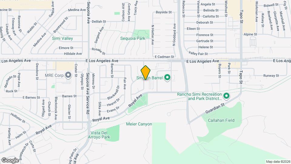 1724 Eagle Peak Ave Map and Location Details