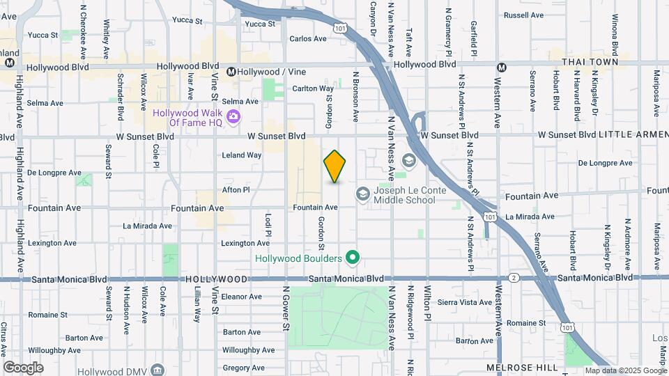 1333 N Tamarind Blvd Map and Location Details