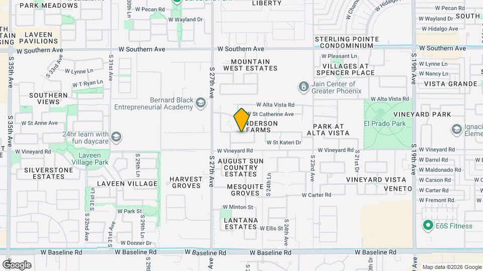 2533 W Apollo Rd Map and Location Details