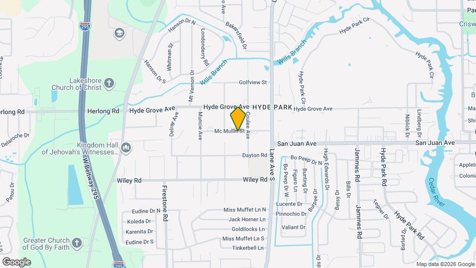 6822 Mc Mullin St Map and Location Details