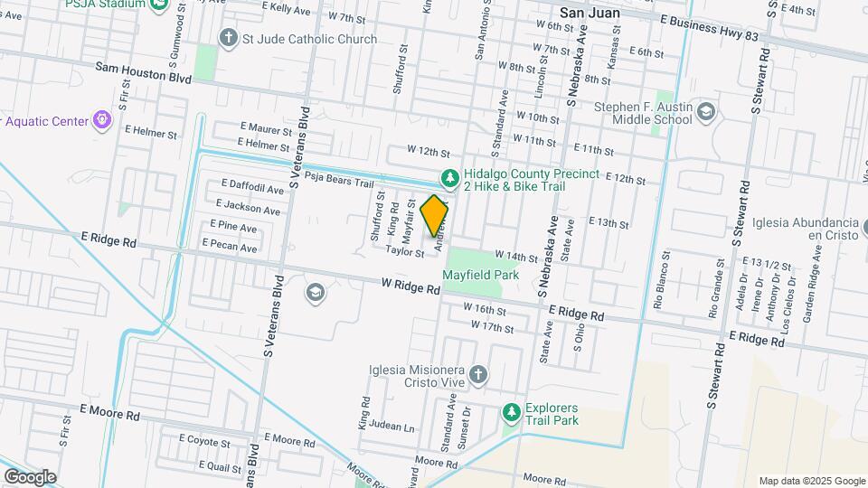 1328 Andrews St Map and Location Details