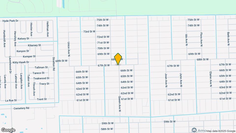 3301 67th St W Map and Location Details