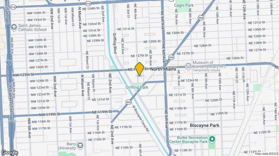 12325 NE 4th Ave Map and Location Details