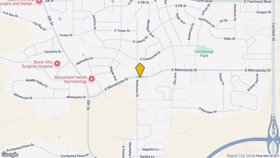 4102 Parkview Dr Map and Location Details