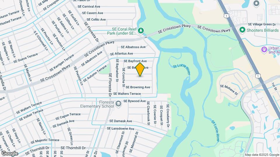 955 SE Brookedge Ave Map and Location Details