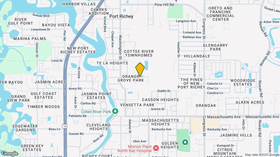 5912 Orange Grove Ave Map and Location Details