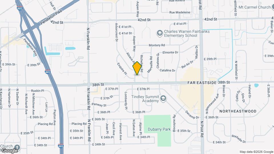 3823 Alsace Pl Map and Location Details