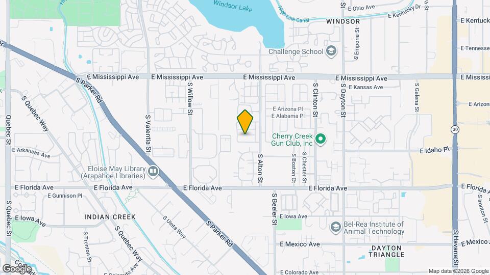 9016 E Louisiana Pl, Unit 2422 Map and Location Details