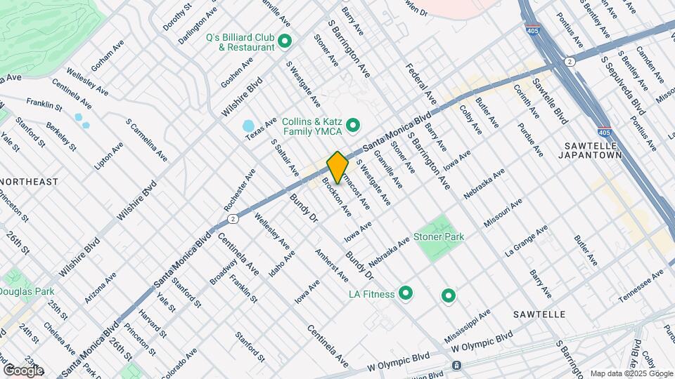 1536 Brockton Ave Map and Location Details