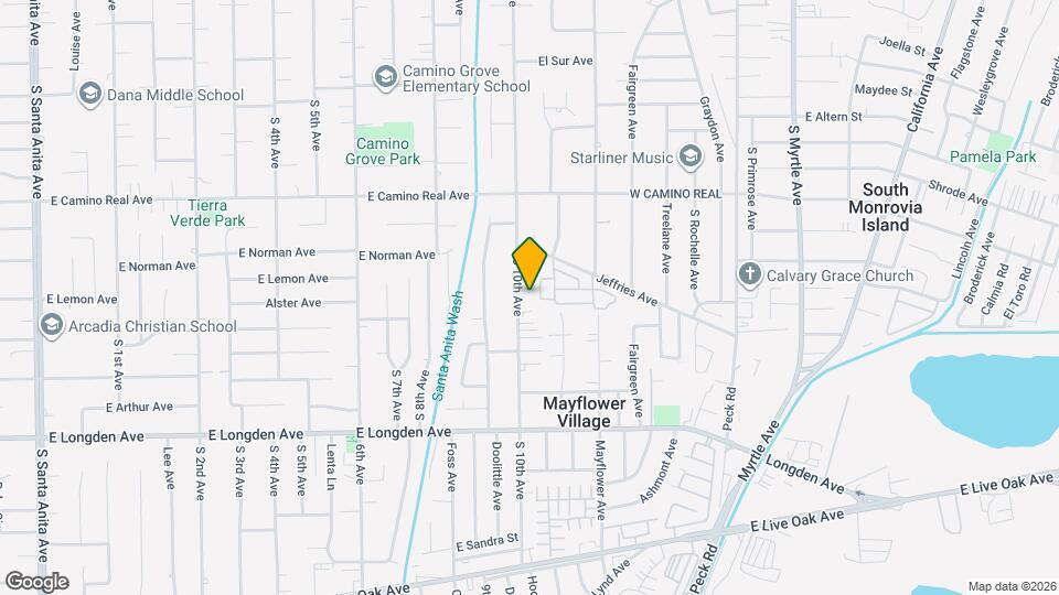 2558 S 10th Ave Map and Location Details