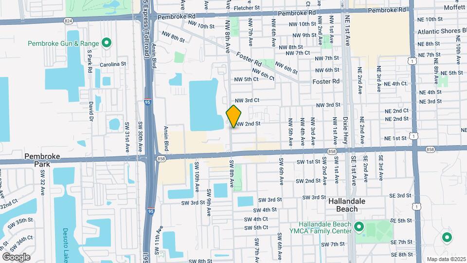 126 NW 8th Ave Map and Location Details