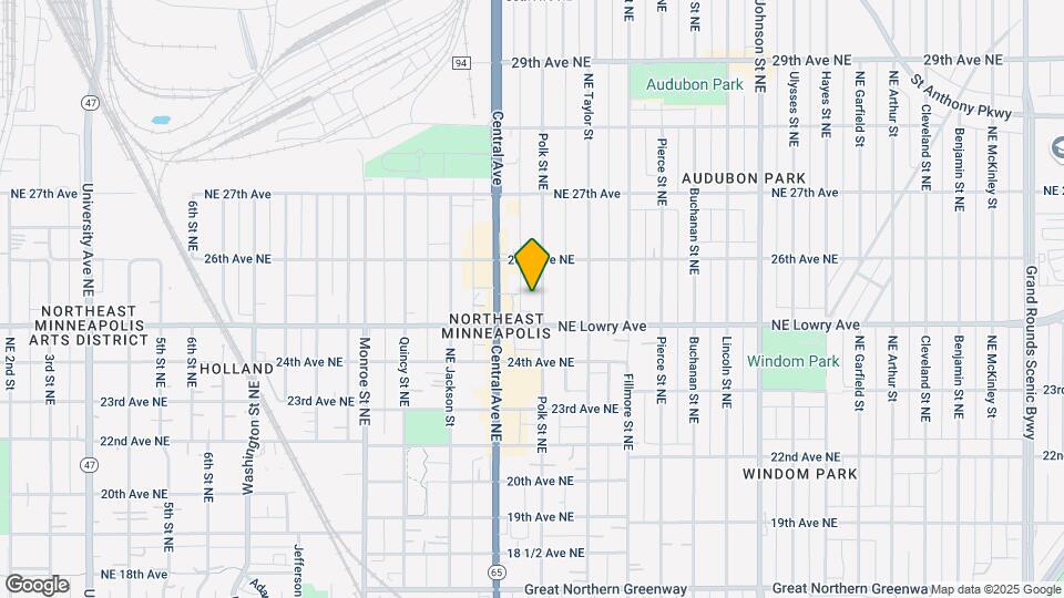 2520 Polk St NE Mapa y Detalles de la Ubicación