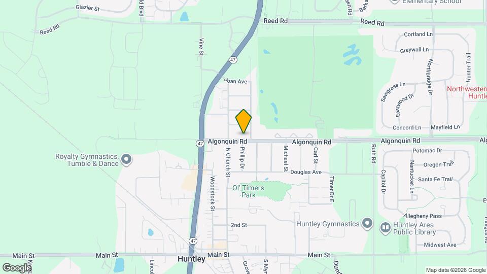 11614 Algonquin Rd Map and Location Details