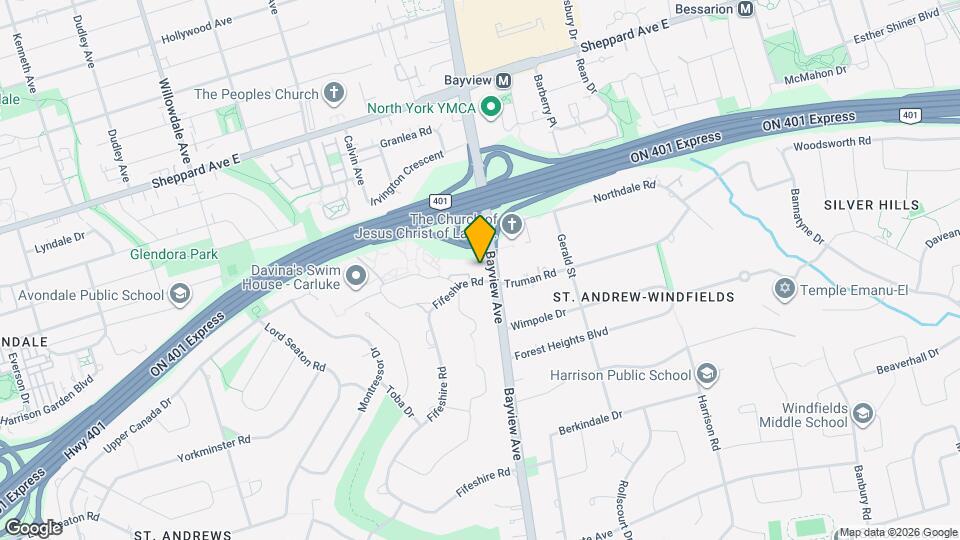 96 Fifeshire Rd Map and Location Details