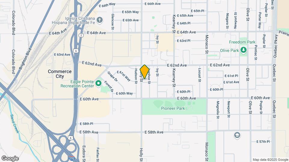 6110 Holly St Map and Location Details