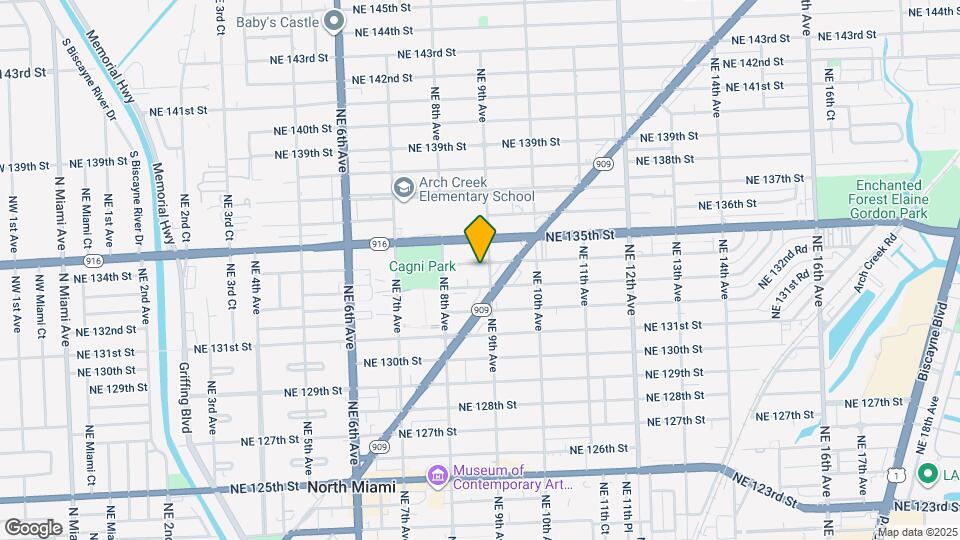 886 NE 134th St Mapa y Detalles de la Ubicación