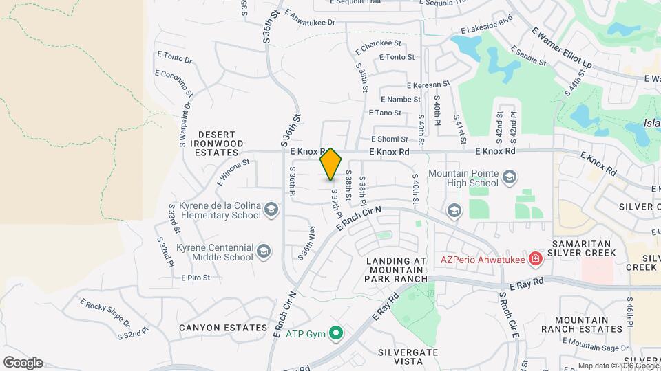 3712 E Lavender Ln Map and Location Details