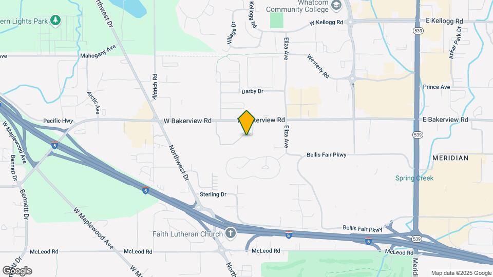 615 W Bakerview Rd Map and Location Details