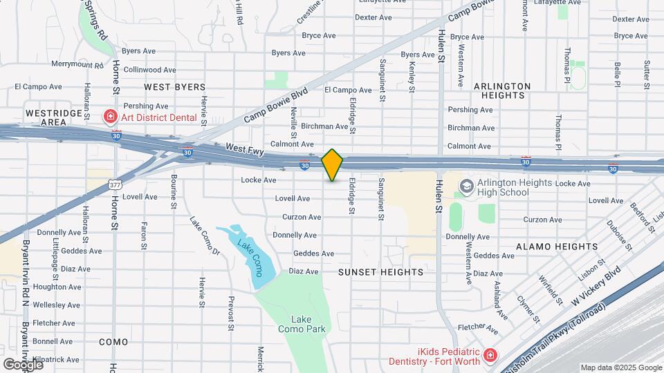 4929 Locke Ave Map and Location Details