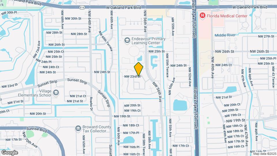 5830 NW 23rd St Map and Location Details